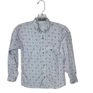Paul Smith Blue and Red Patterned Casual Button Down Boy’s Shirt. Size 22 (5/6).
